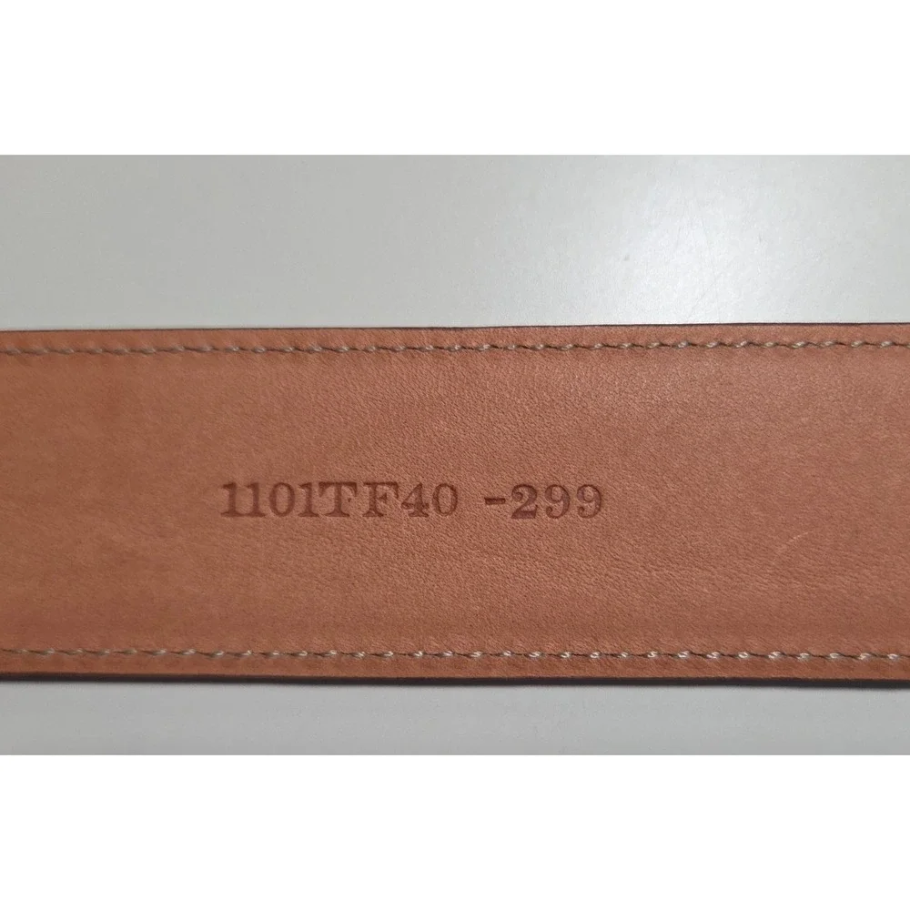 NEW Trafalgar 'Cortina' Leather Belt - Honey Maple - Size 42‎